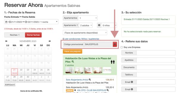 ofertas codigo promocional